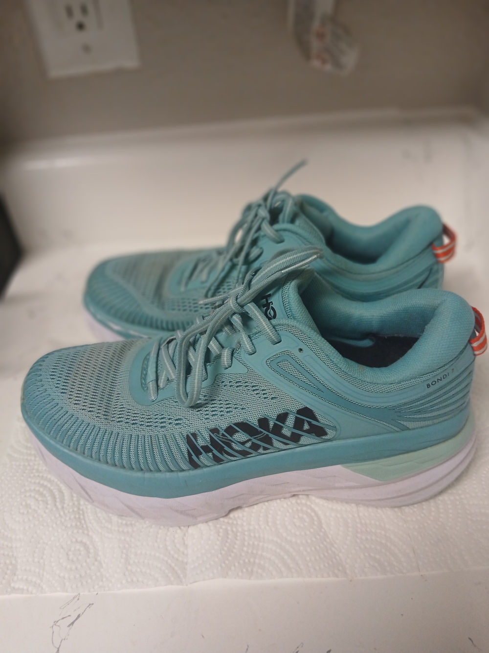 Hoka One One Teal Women's Athletic Sneakers